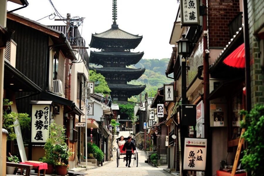 Higashiyama | Kyoto: Sakura Season Private Rickshaw Tour - The ride path: Ichinenzaka meeting point, Higashiyama streets, and Gion views