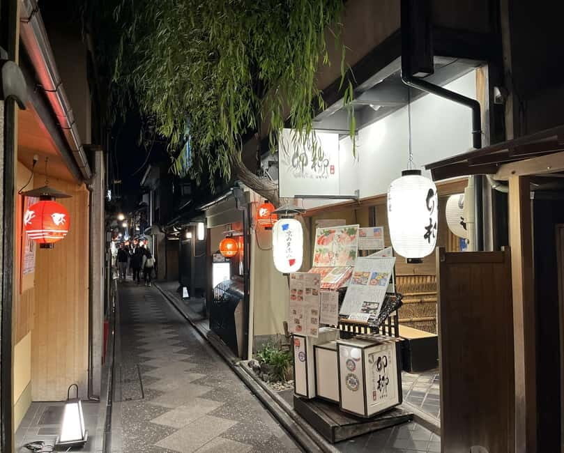 Kyoto: Gion Walking Tour - Pontocho Alley and Sanjo Ohashi: the riverside story you’ll feel in your feet