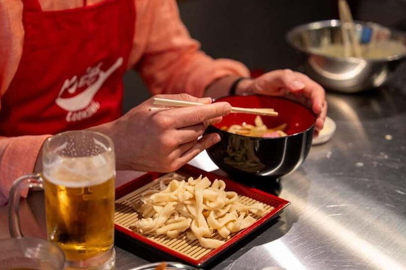 Kyoto Udon & Tempura Cooking Class with Professional Chefs - Tempura Frying: Crispy Lessons You Can Use Again (With One Expectation Tip)