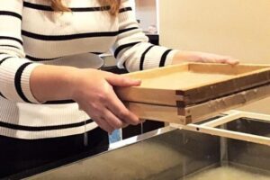 Traditional Japanese Washi Papermaking- Kyoto morning - Finding 345 Sanjōchō and Getting There Without Stress